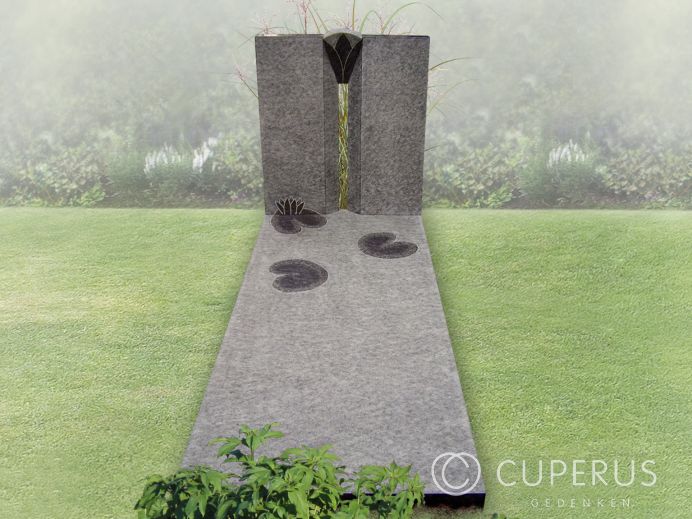 Enkel persoonlijk monument met vloer foto 1