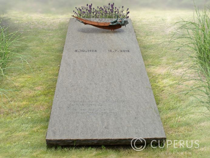 Enkele zerk met kunstwerk foto 1