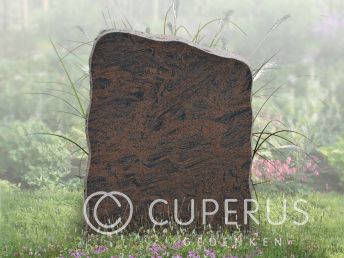 Grafsteen met ruw gehakte rand