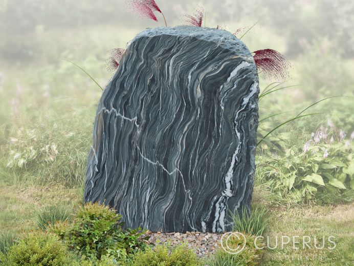Grafsteen met ruwe rand foto 1