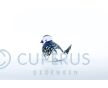 Glazen vogel  Spikkels-  Blauw foto 1