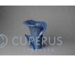 Keramische Calla bloem urn blauw foto 1