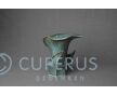 Keramische Calla bloem urn groen foto 1