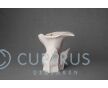 Keramische Calla bloem urn mat wit foto 1