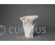 Keramische Calla bloem urn mat wit foto 1