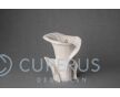Keramische Calla bloem urn mat wit foto 1