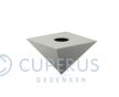 RVS urn 'Pyramide' foto 1