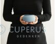 SERES mini – handgemaakte eco urne in grijsblauw engobe foto 1