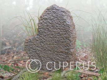 Natuurlijke ruwe grafsteen van Diabas