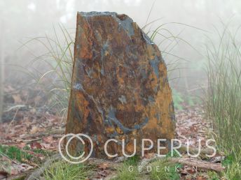 Natuurlijke ruwe grafsteen van Franse leisteen