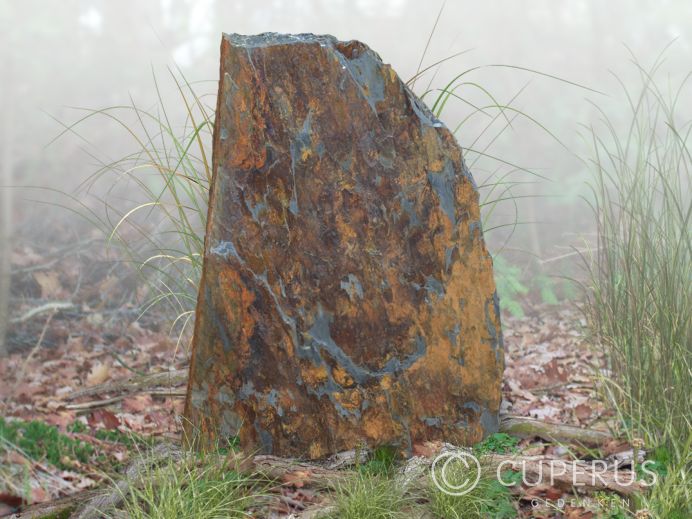 Natuurlijke ruwe grafsteen van Franse leisteen foto 1