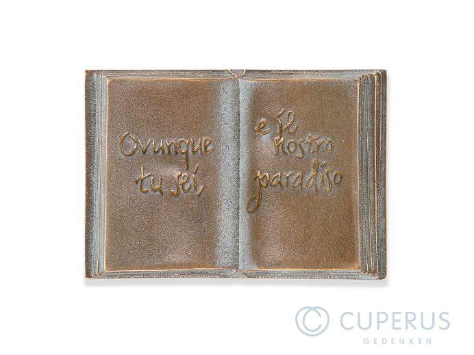 Open boek met tekst foto 1