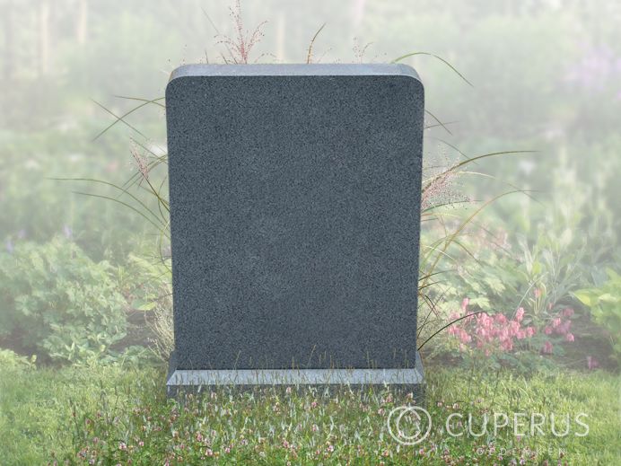 Rechthoekige grijze grafsteen van Daluja Grey graniete foto 1