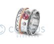 ROR 006 R Zilver/ Goud foto 1