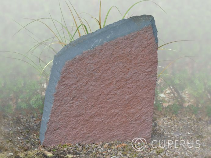 Ruwe grafsteen Luxemburgse leisteen foto 1