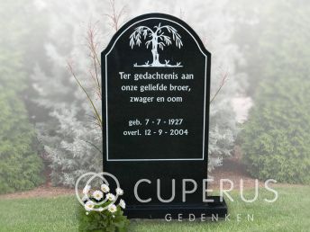 Traditioneel klasssiek enkel grafmonument 